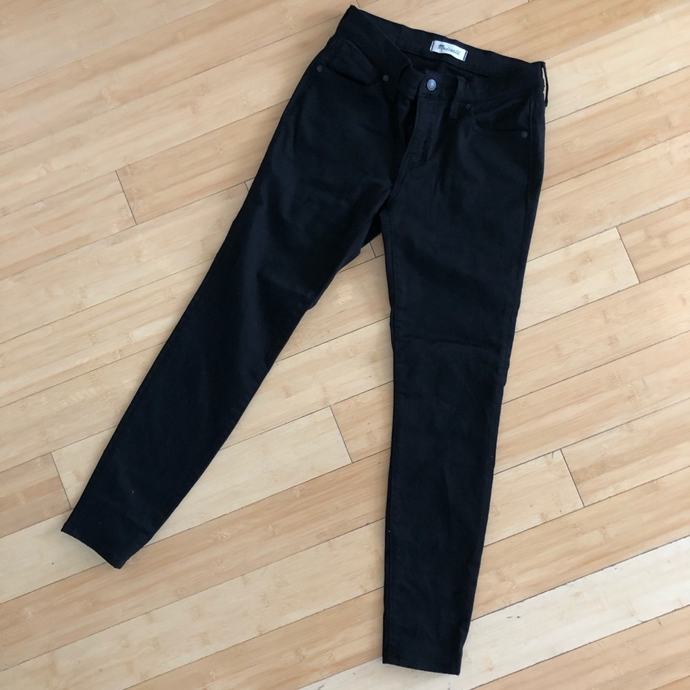 Madewell 8” Skinny Black Jeans